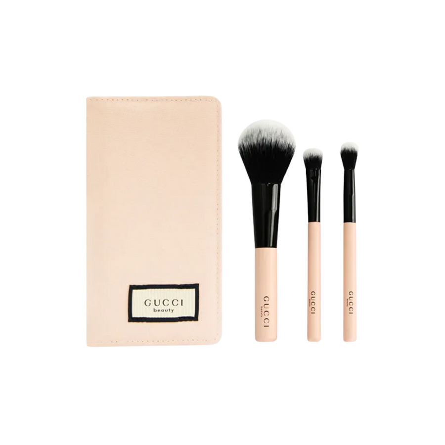 GUCCI Makeup Pink Makeup Brushes, 3 pcs