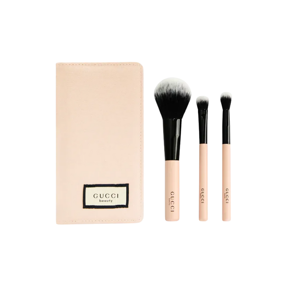 GUCCI Makeup Pink Makeup Brushes, 3 pcs