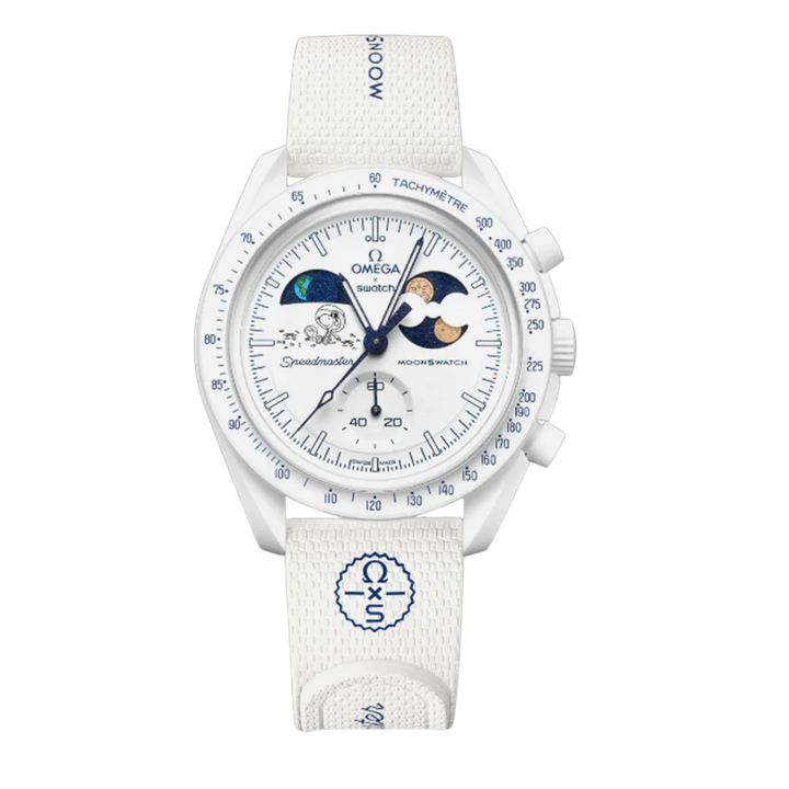 Swatch x Omega Bioceramic Moon 'Mission To Earthphase Moonshine Gold Cold Moon'