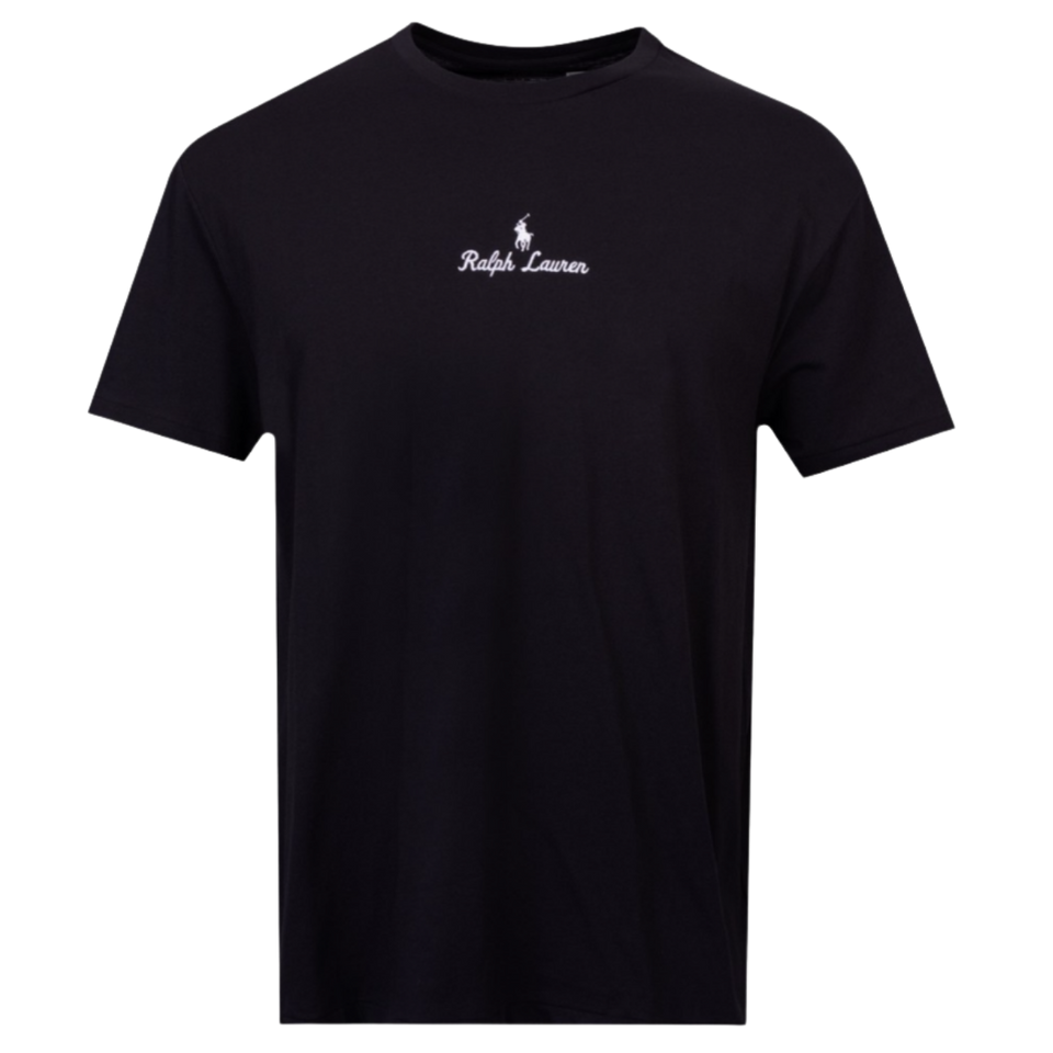 Polo Ralph Lauren Mens Classic Fit Stitch Logo Black T Shirt