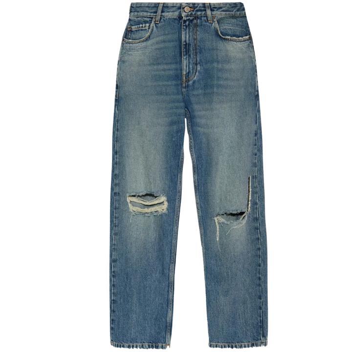 Ripped detailing jeans