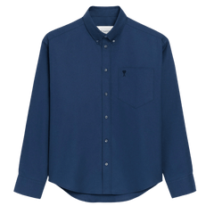 Ami Alexandre Mattiussi NAVY BLUE 'Oversize' shirt