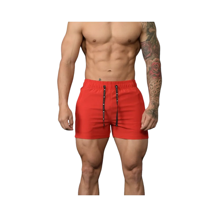 YoungLA Bodybuilding Shorts Red