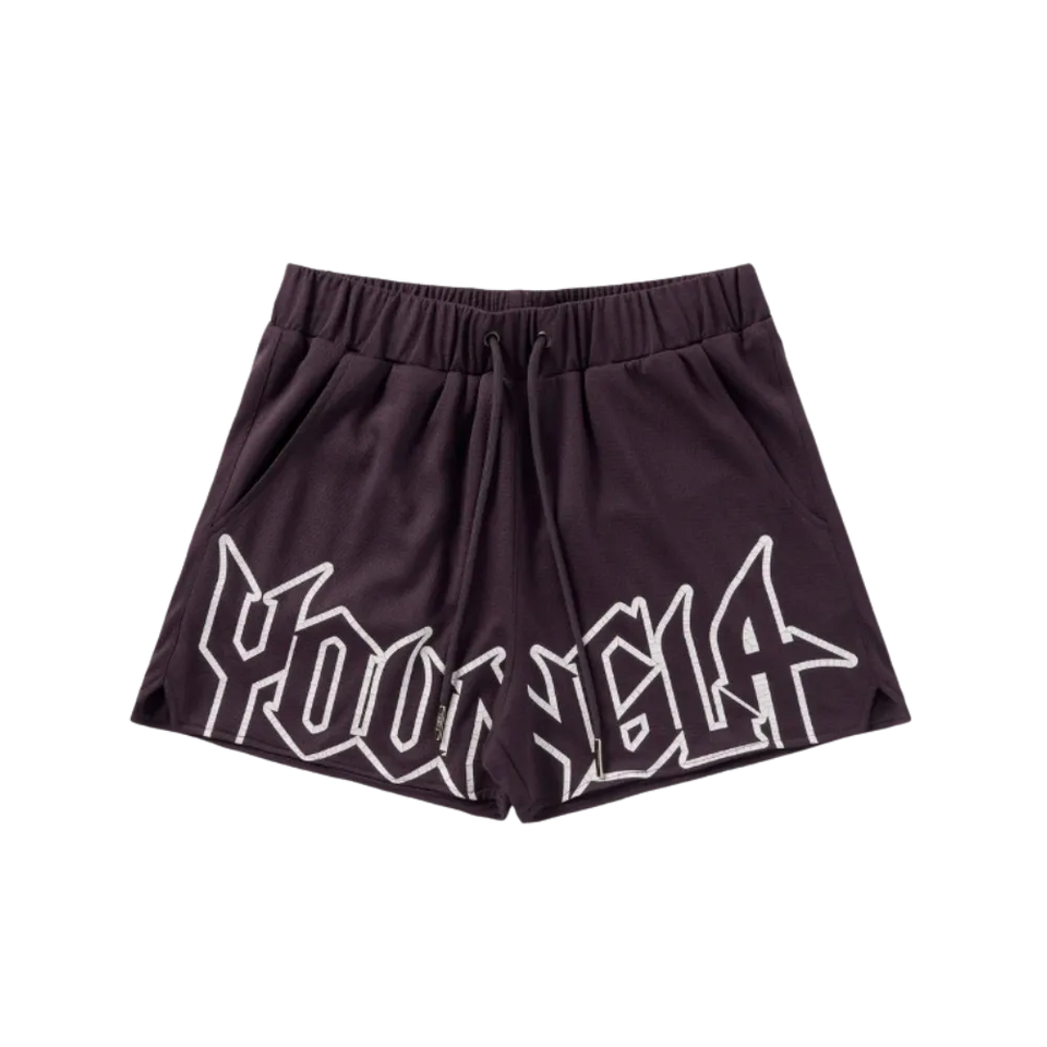 YoungLA All-Star Shorts Plum