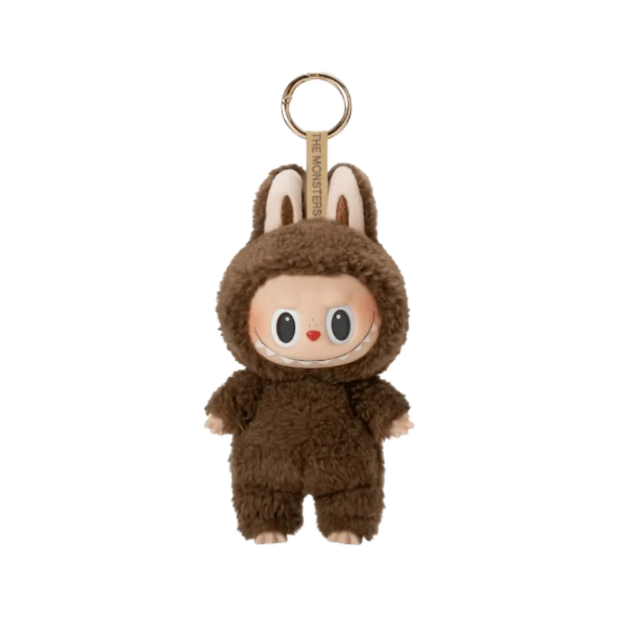 Pop Mart Labubu The Monsters Tasty Macarons Chestnut Cocoa Vinyl Plush Pendant