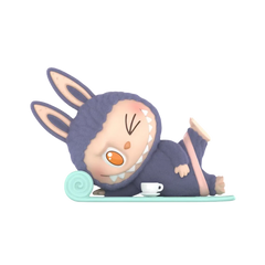 Pop Mart THE MONSTERS Labubu Lazy Yoga Series Americano Figure