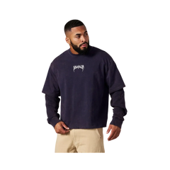 YoungLA Shadow Twofer Long Sleeves Purple Wash