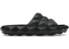Valentino Roman Stud Turtle Slide Sandal Black