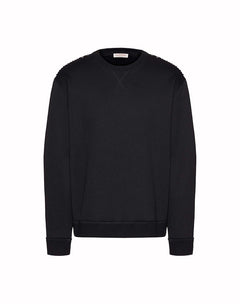 Valentino Stud Crewneck Sweatshirt Black