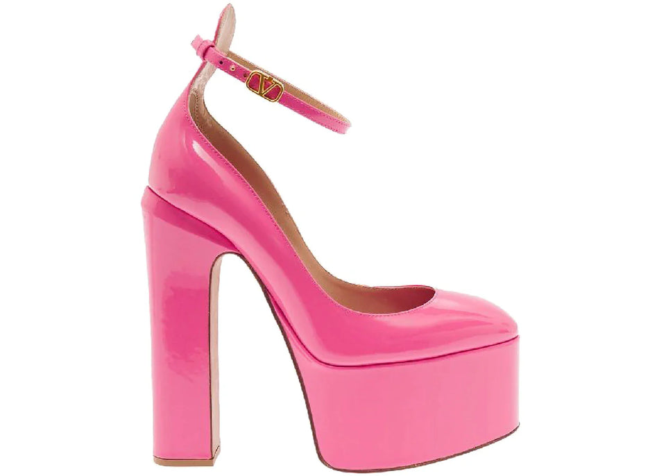 Valentino Tan-Go 155mm Platform Pumps Fuchsia (Women's)