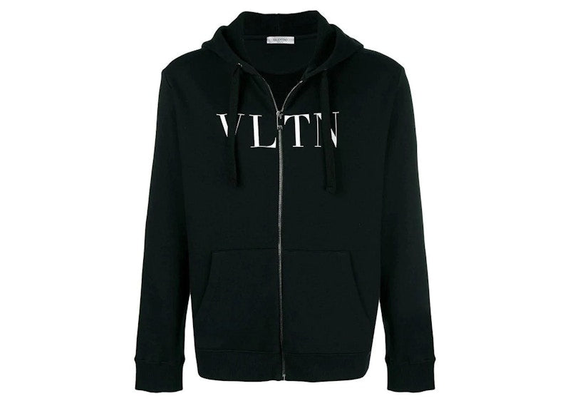 Valentino VLTN Cotton Hoodie Black