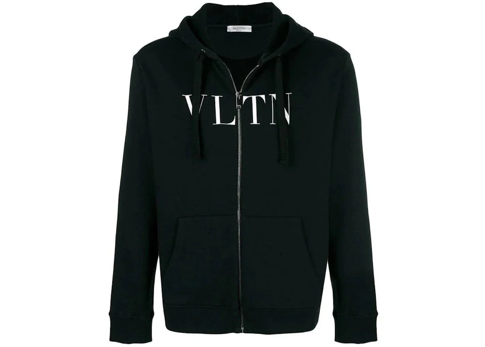Valentino VLTN Cotton Hoodie Black