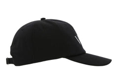Valentino VLTN Logo Cotton Baseball Cap Black/White