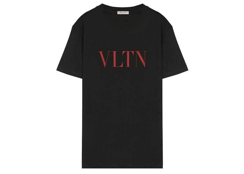 Valentino VLTN Print T-Shirt Black/Red