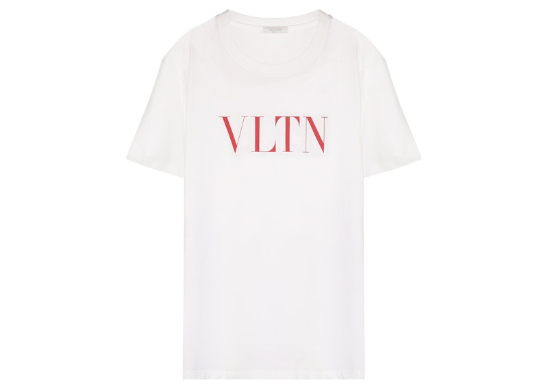Valentino VLTN Print T-Shirt White/Red