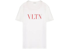 Valentino VLTN Print T-Shirt White/Red