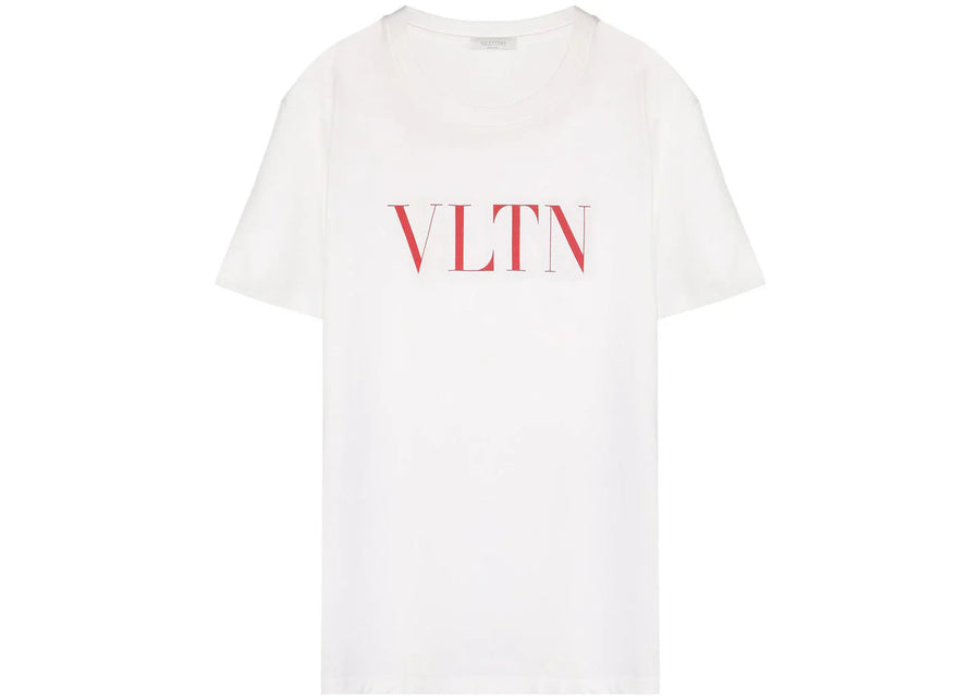 Valentino VLTN Print T-Shirt White/Red