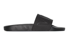 Valentino VLTN Rubber Slide Sandal Black