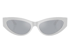 Versace Cat Eye Sunglasses BlueMirror SilverSilverSilver Pearl Grey (VE4470B 54741U)