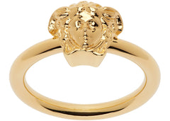 Versace Medusa Head Ring Gold
