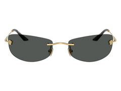 Versace Rectangle Sunglasses Gray Gold (VE2279 100287)