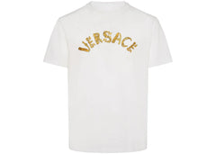 Versace Seashell Baroque T-Shirt White/Gold