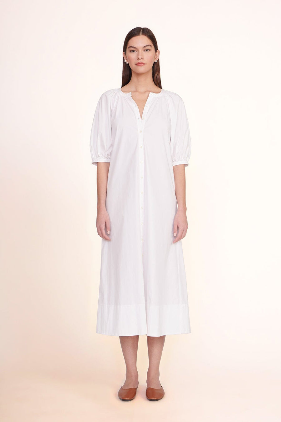 VINCENT DRESS WHITE