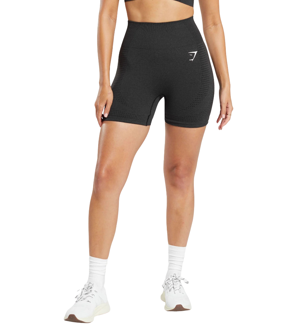 Gymshark Vital Seamless 2.0 Shorts - Black Marl