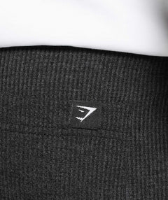 Gymshark Waffle Shorts Black