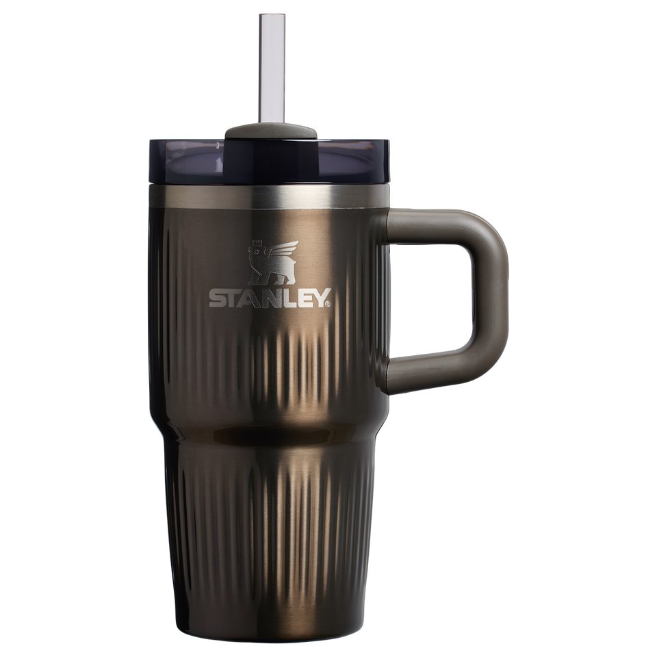 Stanley The Quencher H2.0 Fluted Tumbler with Handle 20 OZ Gunmetal Shine