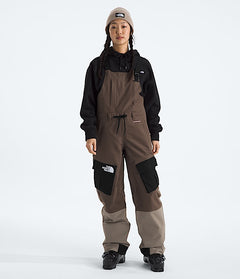 The North Face Women Dragline Bibs Blue Flax/Twilight Galaxy/TNF Black TNF Black/Smokey Brown