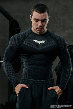 YoungLA 8004 Batman Compression Longsleeves Black