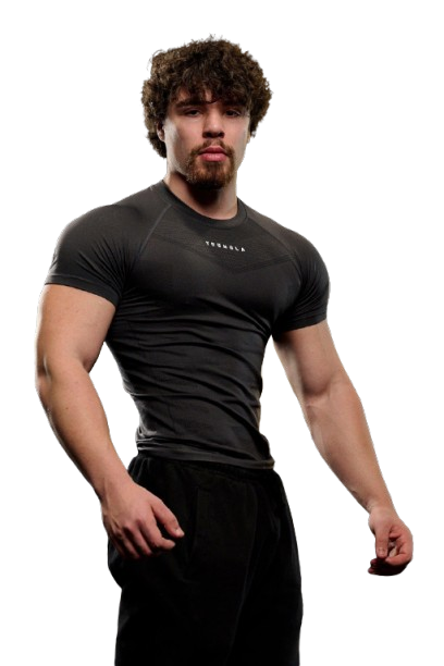 YOUNG LA 475 SuperVillain Compression Tees BLACK