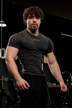 YOUNG LA 475 SuperVillain Compression Tees BLACK
