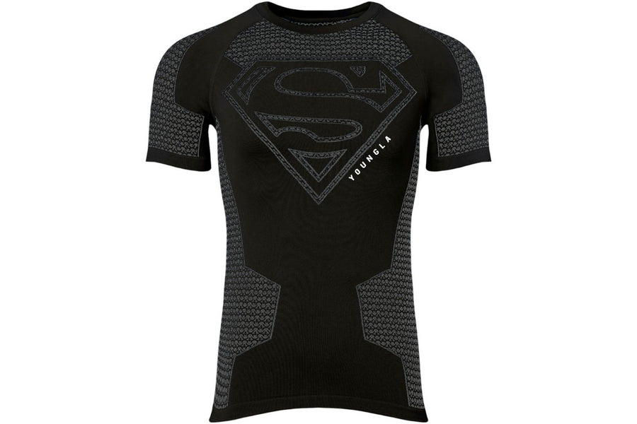 YoungLA x Superman Compression T-Shirt Black