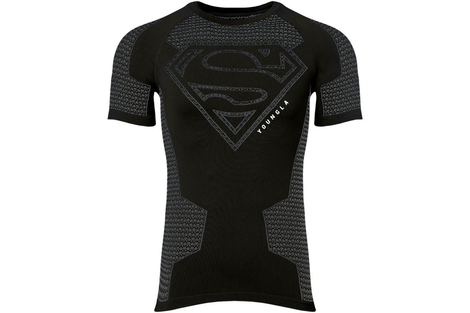 YoungLA x Superman Compression T-Shirt Black