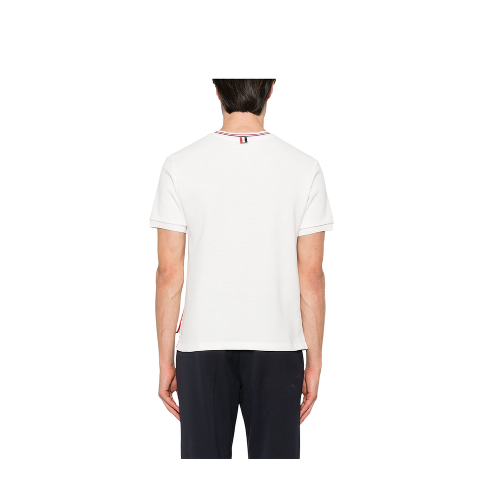 Cotton Waffle Rib Cuff T-Shirt
