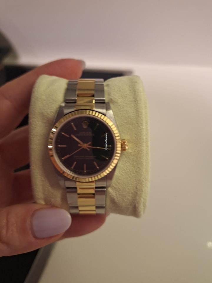 Rolex | Oyster Perpetual | 77513 | Gold/Steel | 31 mm | Gold/Steel | Black