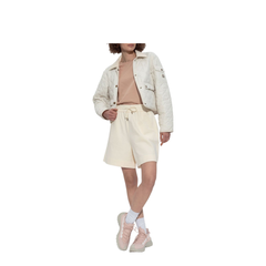 Chitre Diamond-Quilted Padded Shirt Jacket