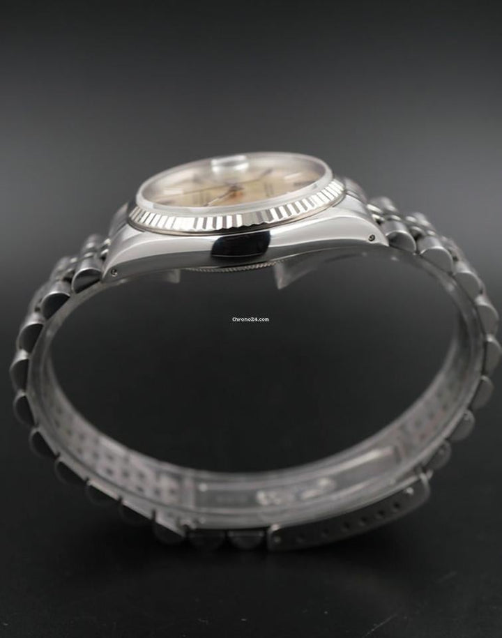 Rolex | Datejust | 16014 | White gold | 36 mm | Steel | White | Automatic