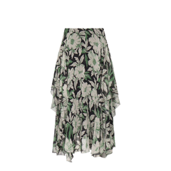 Skirt in Silk Multicolor