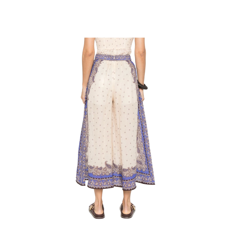 Maxine Wide Leg Printed Trousers