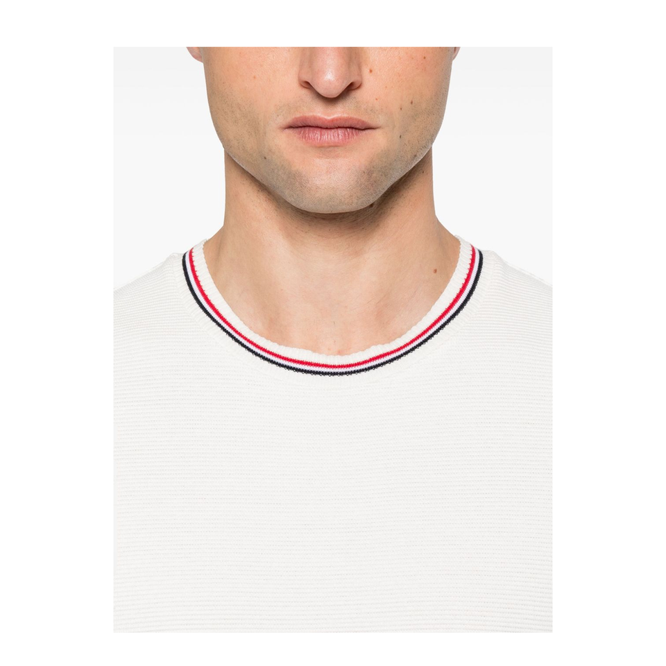 Cotton Waffle Rib Cuff T-Shirt