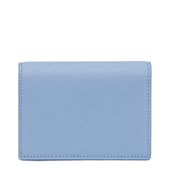Spanish Calfskin Diamond Snap Wallet - Blue