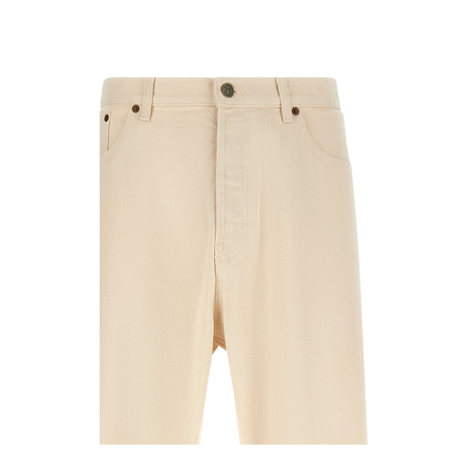 VGold Straight Leg Jeans - Beige