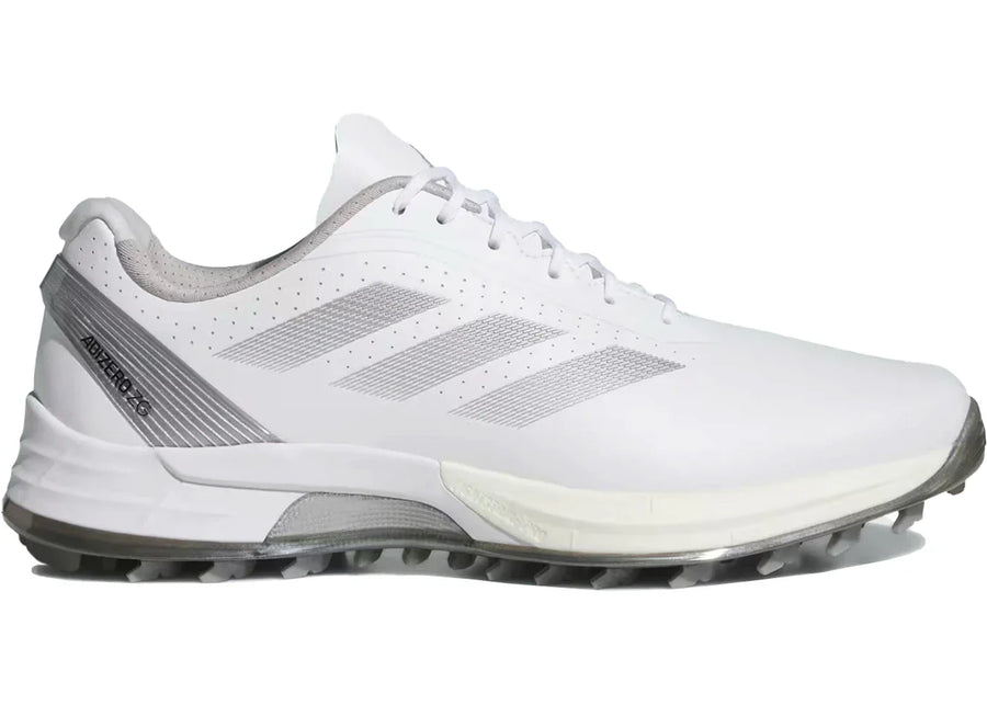 Adidas Adizero Zg Spikeless Golf Cloud White Silver Metallic