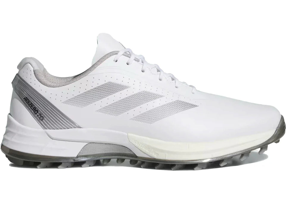 Adidas Adizero Zg Spikeless Golf Cloud White Silver Metallic