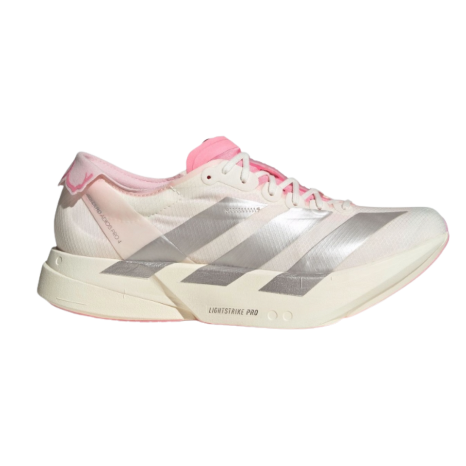 Adidas Adizero Adios Crew White / Silver Metallic