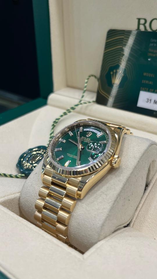 Rolex | Day-Date | 128238 | Yellow gold | 36 mm | Yellow gold | Champagne | Automatic