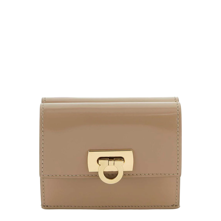 Clasp Wallet, Gold Hardware